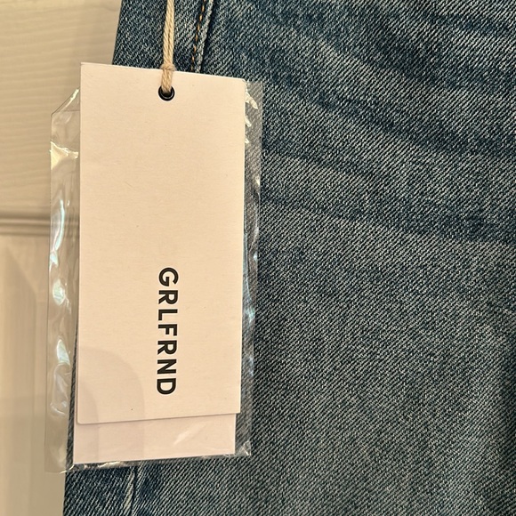 GRLFRND KAROLINA PEARL EMBELLISHED DENIM - Picture 2 of 5